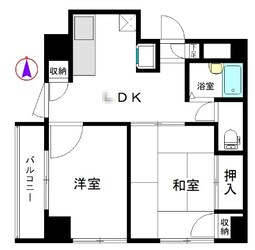 亀戸駅 徒歩6分 5階の物件間取画像